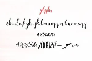 手写笔刷字体 Natalie — Script Font