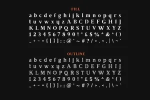 时尚的衬线字体 Brixton