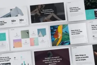 时尚高端严谨的多功能powerpoint幻灯片 mnml-presentation