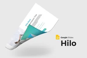 运动健身主题的谷歌幻灯片模板下载 Hilo – Google Slides