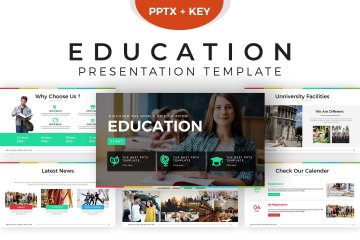 现代教育演示的Keynote幻灯片模板下载 Education Presentation