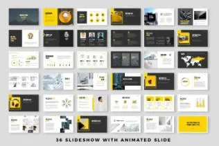 高品质的时尚高端简约powerpoint幻灯片market-presentation