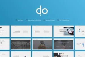 高端时尚简约的keynote幻灯片演示模版keynote-template