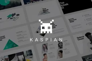 多用途简约ppt模板 KASPIAN Keynote Presentation Theme