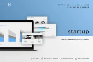 非常高端的时尚简约高品质幻灯片startup-slides-template
