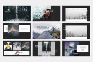 创意和简约的PowerPoint演示文稿Nevasca Powerpoint Presentation