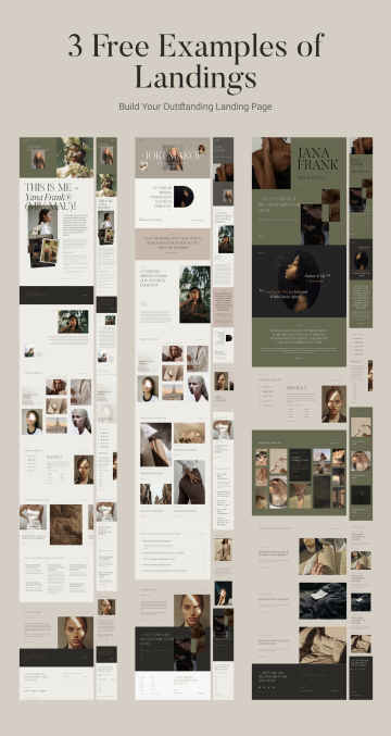 欧美杂志风网站落地页快速搭建设计模板素材 IOKI.MAKO