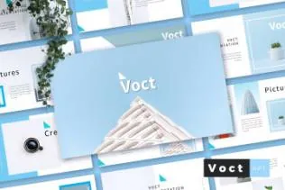 创意高端时尚ppt模板好看的ppt模板下载 voct-creative