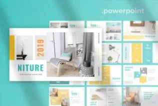 清新风格居家家具产品PPT下载niture-furniture