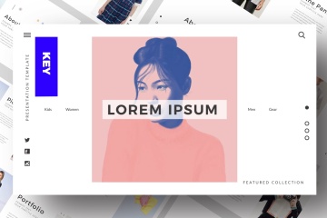 个性时尚的ppt模板精美ppt模板clean-keynote