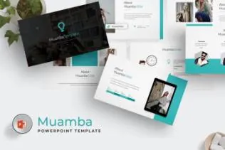 清新时尚高端多用途的高品质幻灯片muamba-powerpoint