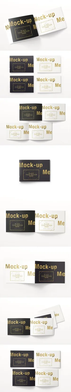 景观目录画册、宣传册设计展示样机 Landscape Catalog