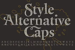 复古黑板报字体 Bakersville