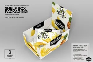 多角度零售包装Retail_Shelf_Box_Packaging_MockUp