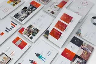 企业介绍工作汇报适用的PPT幻灯片模板 Creative Demo