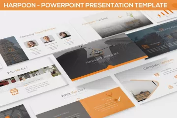 技术创意财务主题PPT幻灯片设计模板 Harpoon – Powerpoint