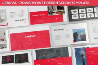 融资主题PPT幻灯片设计模板 Jeneva – Powerpoint Presentation