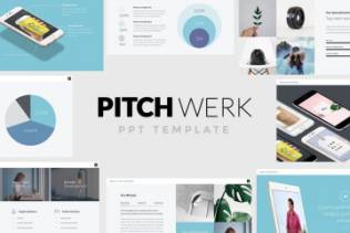 项目融资方案PPT幻灯片模板 Pitch Werk – Elegant Powerpoint Pitch