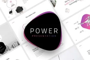 创意产品设计公司新品发布PPT幻灯片设计模板 Power – Powerpoint Template