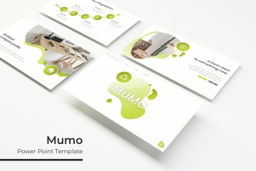 室内设计企业介绍PPT幻灯片模板 Mumo – Powerpoint Template