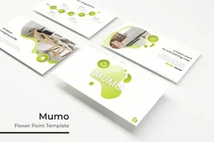 室内设计企业介绍PPT幻灯片模板 Mumo – Powerpoint Template