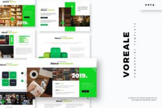 图书馆宣传PPT幻灯片模板 Voreale – Powerpoint Template