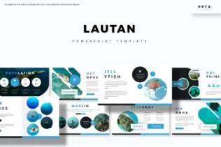海洋主题ppt模板下载 Lautan – Powerpoint Template