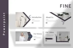 设计企业校园招聘宣讲会ppt模板下载 Fine Powerpoint