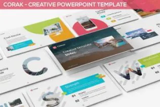 企业SWOT分析ppt模板下载 Corak – Creative Powerpoint