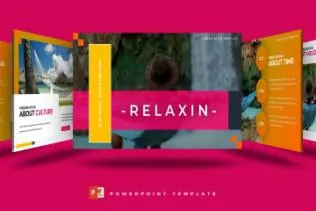 公司企业文化主题ppt模板下载 Relaxin – Powerpoint Template