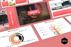 市场数据分析ppt模板下载 Maxx – Powerpoint Template