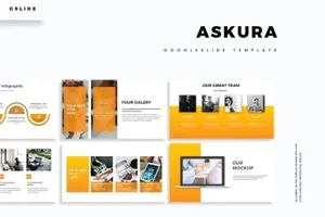 时尚高端多用途的高品质Google Slide谷歌幻灯片演示模板