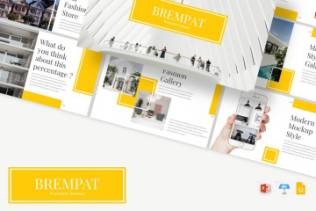 时尚清新简约好用的Google SlidesKeynotePowerpoint幻灯片演示模板