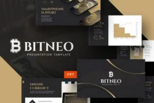 61时尚高端专业的奢华加密货币区块链blockchain比特币幻灯片