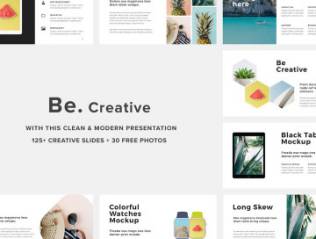 简洁新颖的时尚keynote ppt模板下载