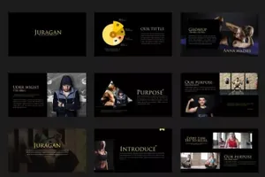 酷炫的广告公司ppt模板下载