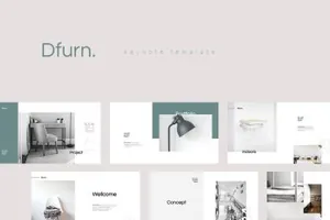 极简主义ppt模板 Dfurn Keynote Template