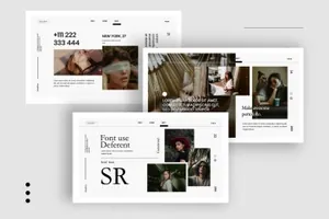 现代时尚设计风格PPT幻灯片演示模板