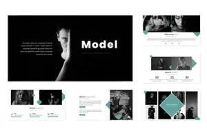 理想的个人工作汇报ppt模板