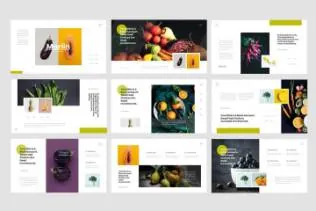 健康饮食相关的ppt模板下载