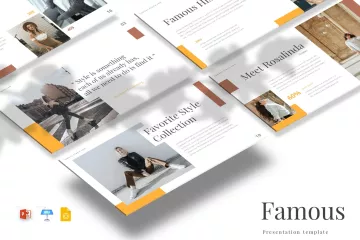 时尚现代多用途的PPT Google Keynote幻灯片模板