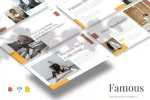 时尚现代多用途的PPT Google Keynote幻灯片模板