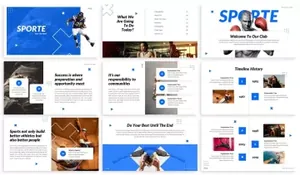 运动项目主题的商业计划书ppt模板下载