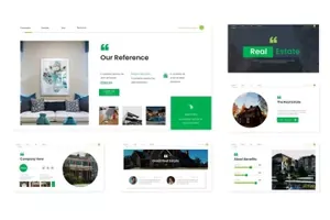 房地产相关业务的ppt模板下载