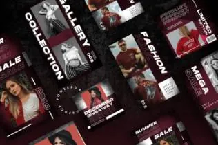 手机版的社交媒体ppt模板