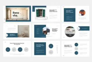 家庭装修电源点ppt模板下载