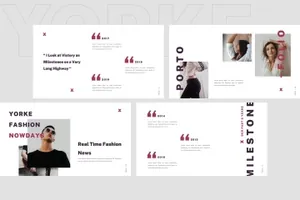 时尚个人ppt模板下载