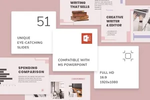 有吸引力的时尚ppt模板下载