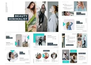 漂亮的极简主义ppt模板下载