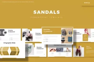 优雅简约时尚清新大数据powerpoint幻灯片演示模板